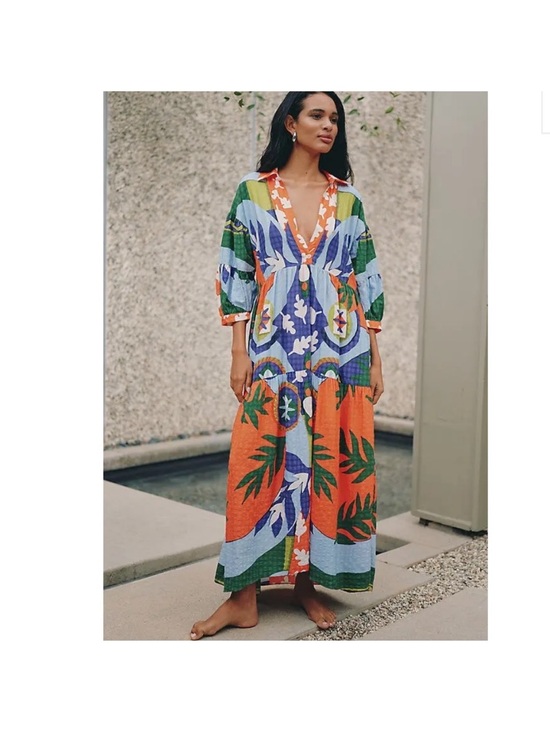 Anthropologie Dresses & Skirts - Anthropologie Celandine X Claire Johnson Carolita Maxi Dress Resort Coastal Boho